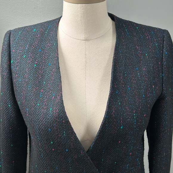 Vintage Gentleman’s Lady Double Breasted Blazer Navy size small - Picture 5 of 16